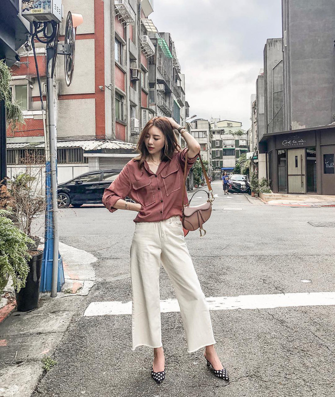 Cách phối đồ cùng đôi giày búp bê xinh xắn